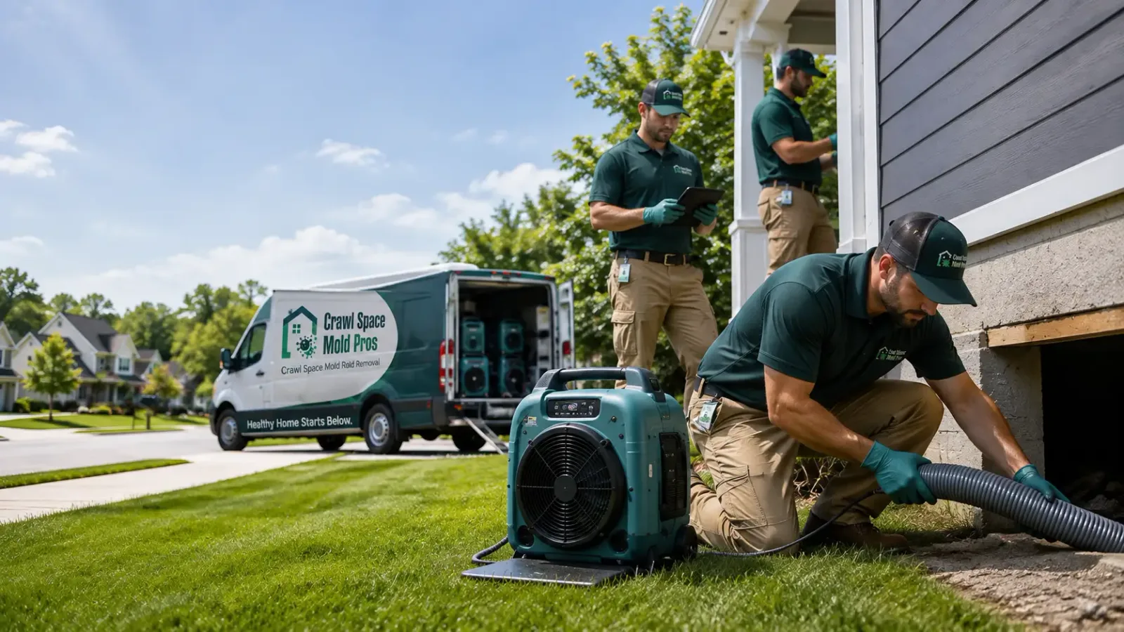 Crawl Space Mold Removal in Nisula, MI